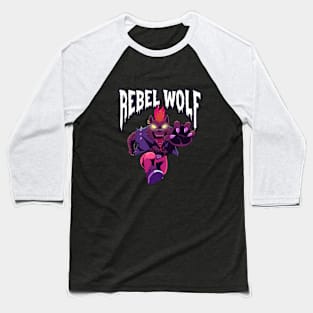 Rebel Wolf Baseball T-Shirt